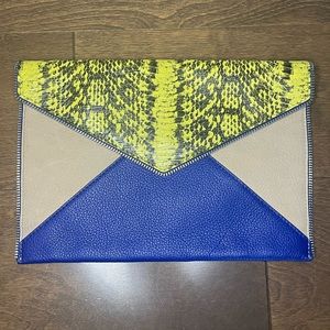 Rebecca Minkoff Leather Envelope Clutch
